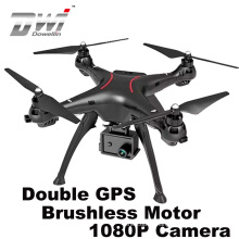 Dwi Dowellin Double GPS with Brushless motor Follow ME Pointing Flight WIFI FPV 1080P Camera